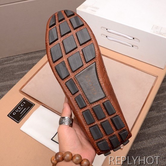 Gucci 2020 Mens Leather Loafer