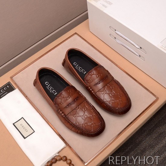 Gucci 2020 Mens Leather Loafer
