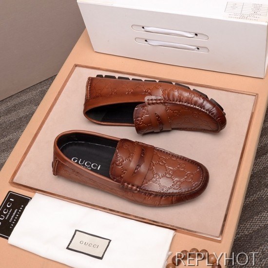 Gucci 2020 Mens Leather Loafer