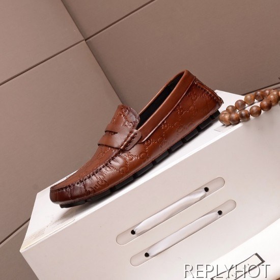 Gucci 2020 Mens Leather Loafer