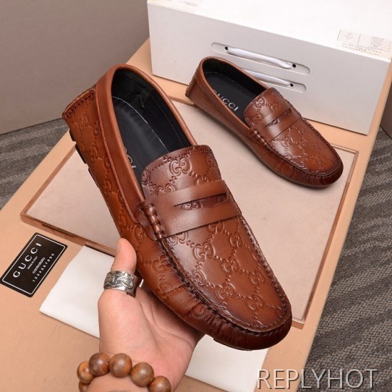 Gucci 2020 Mens Leather Loafer
