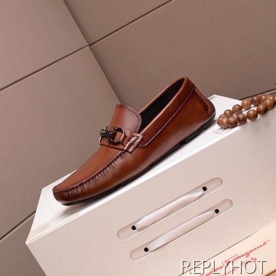 Ferragamo  2020 Mens Leather Loafer