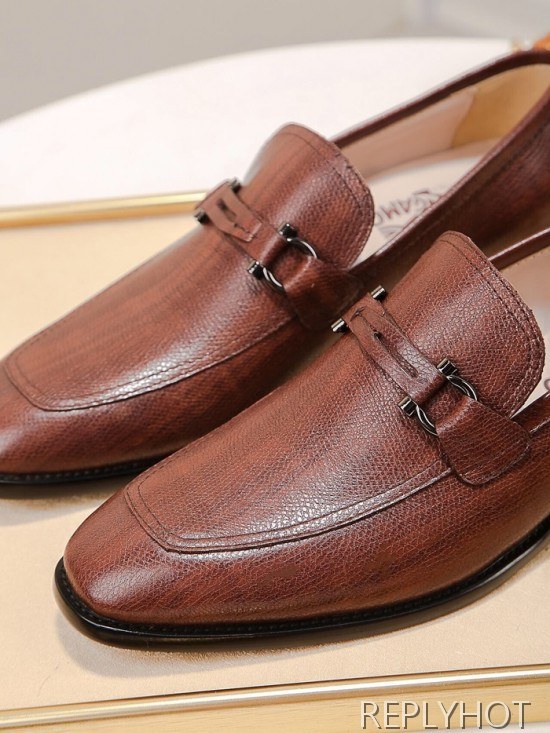 Ferragamo  2020 Mens Leather Loafer