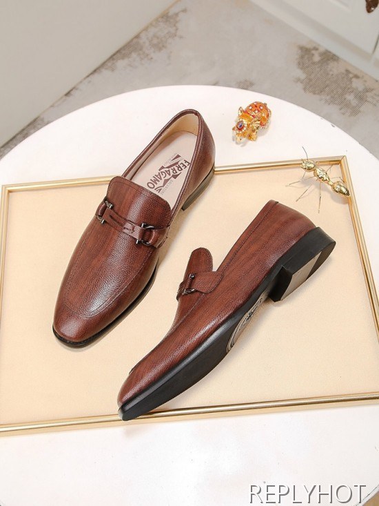 Ferragamo  2020 Mens Leather Loafer