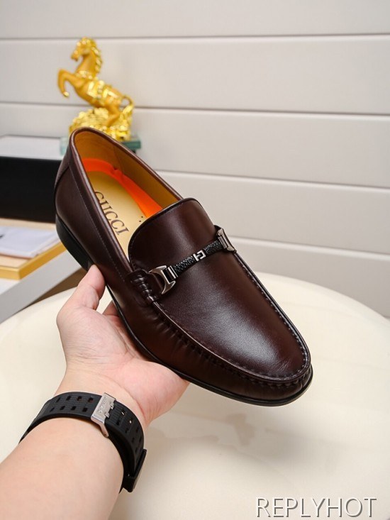 Gucci 2020 Mens Leather Loafer