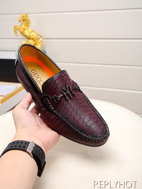 Gucci 2020 Mens Leather Loafer