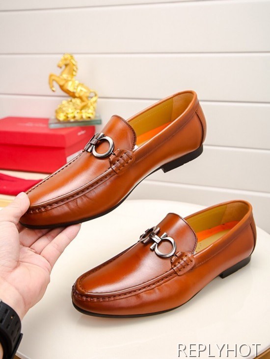 Ferragamo  2020 Mens Leather Loafer