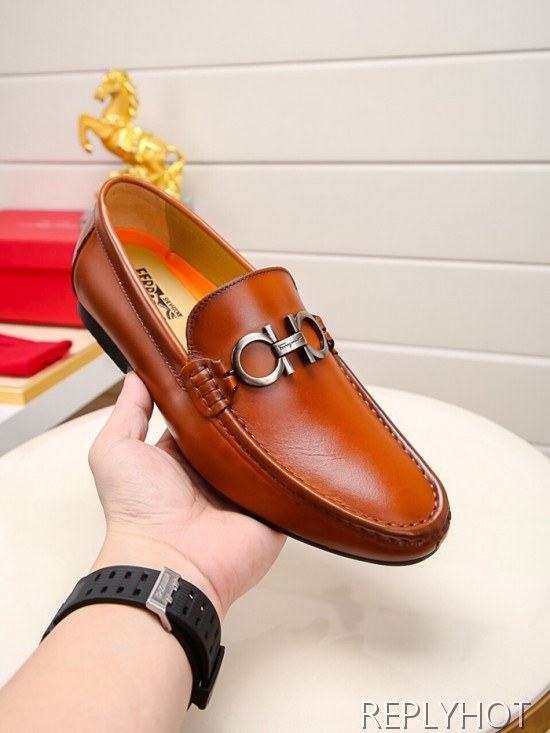 Ferragamo  2020 Mens Leather Loafer