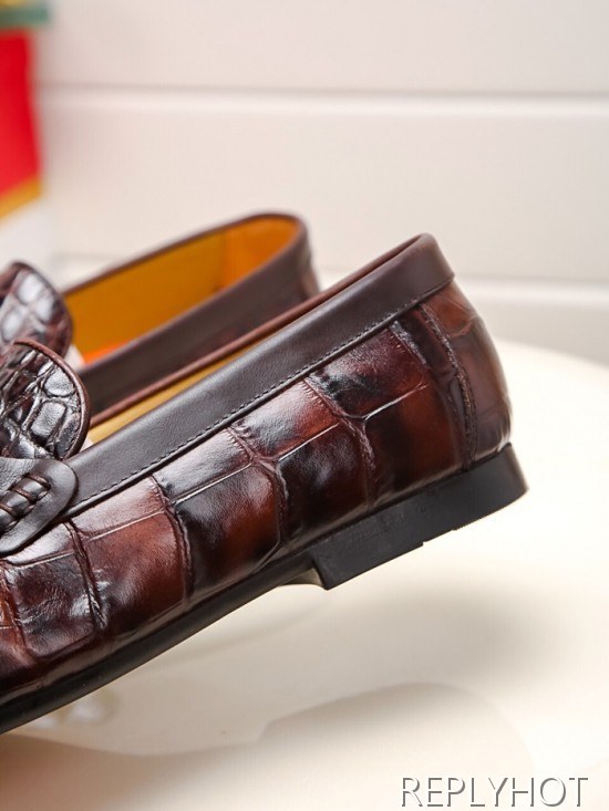 Ferragamo  2020 Mens Leather Loafer