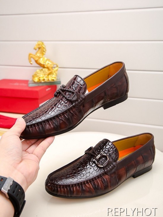 Ferragamo  2020 Mens Leather Loafer