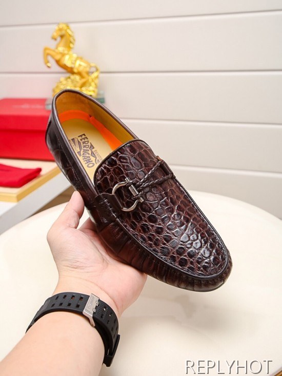 Ferragamo  2020 Mens Leather Loafer