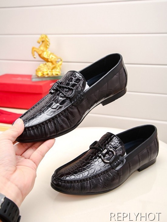 Ferragamo  2020 Mens Leather Loafer