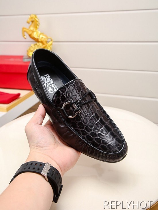Ferragamo  2020 Mens Leather Loafer