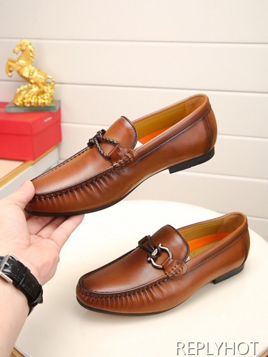 Ferragamo  2020 Mens Leather Loafer