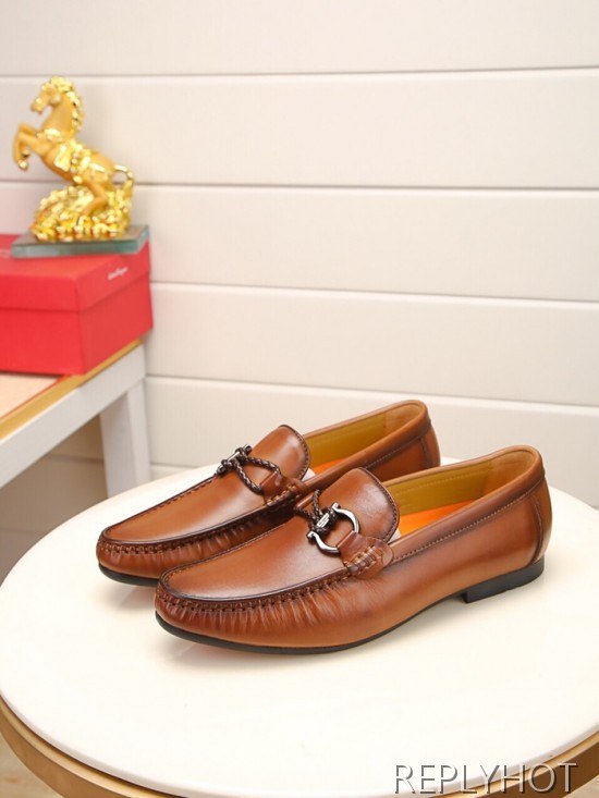 Ferragamo  2020 Mens Leather Loafer