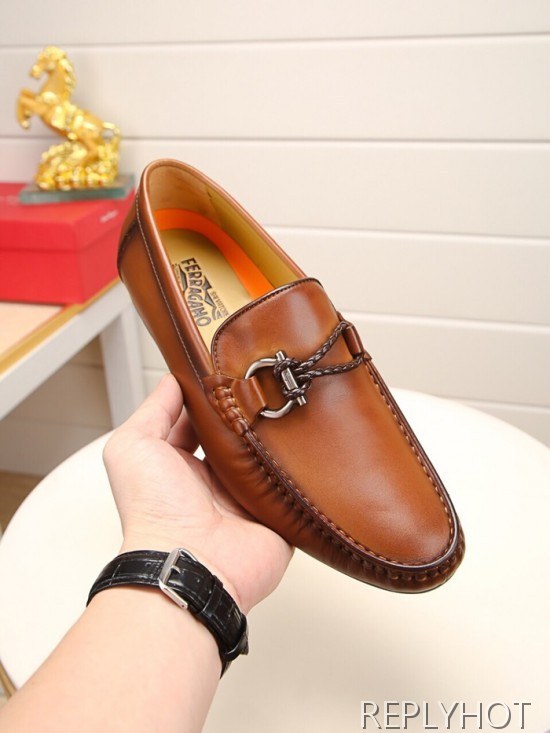 Ferragamo  2020 Mens Leather Loafer