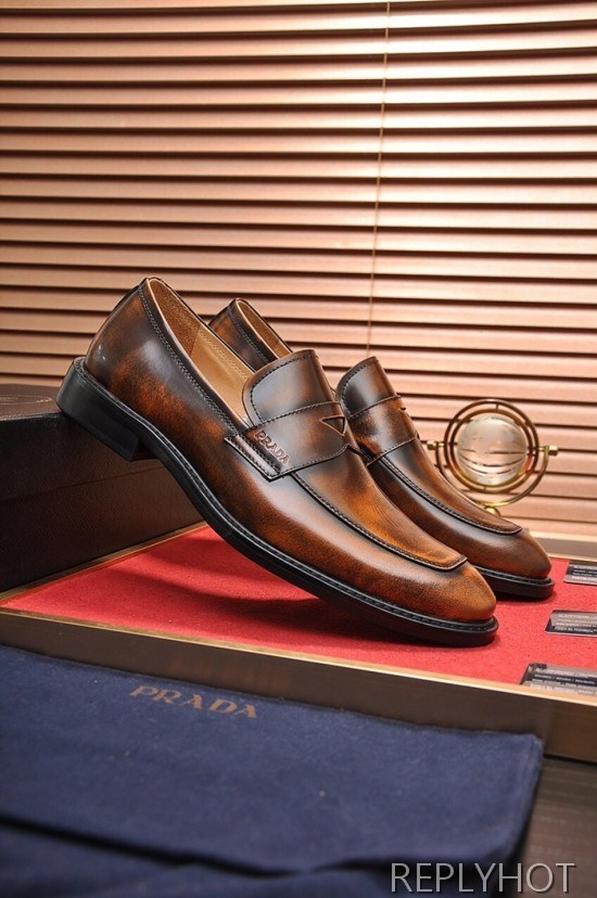Prada 2020 Mens Leather Loafer