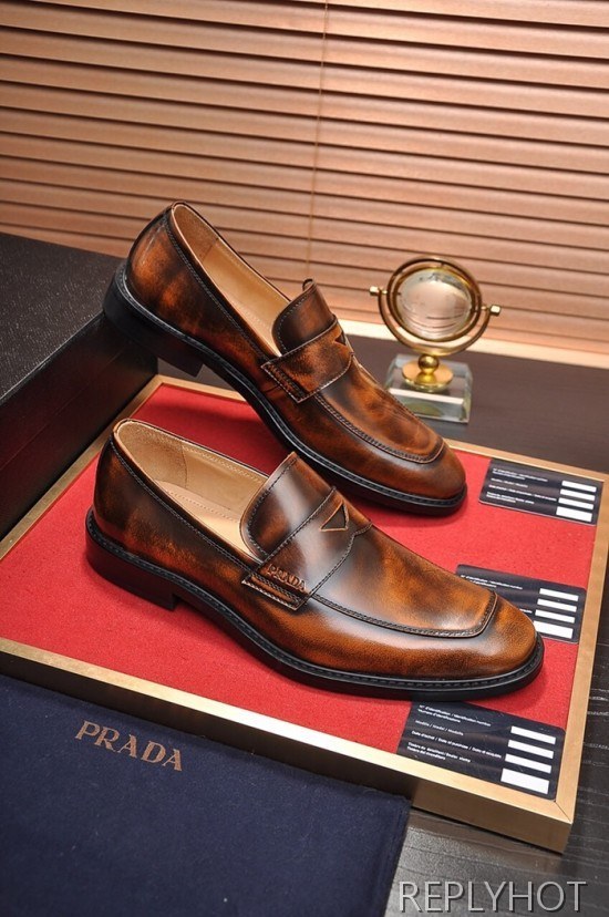 Prada 2020 Mens Leather Loafer