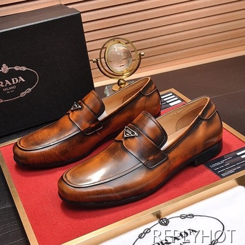 Prada 2020 Mens Leather Loafer