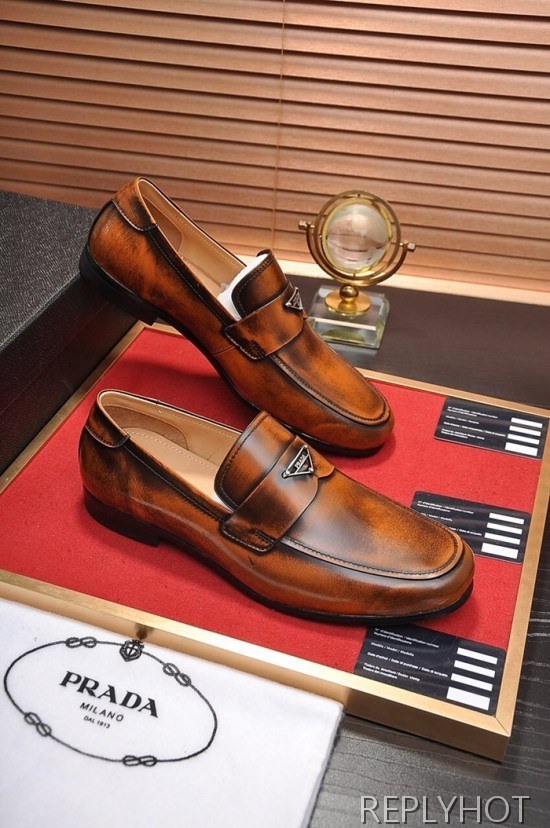 Prada 2020 Mens Leather Loafer