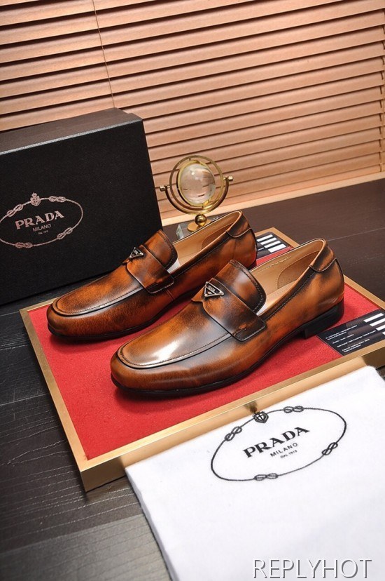 Prada 2020 Mens Leather Loafer