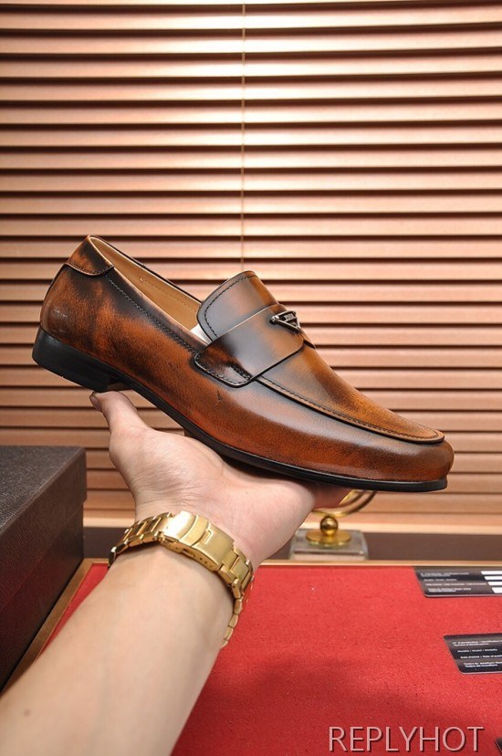 Prada 2020 Mens Leather Loafer