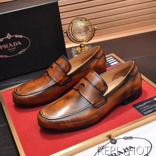 Prada 2020 Mens Leather Loafer