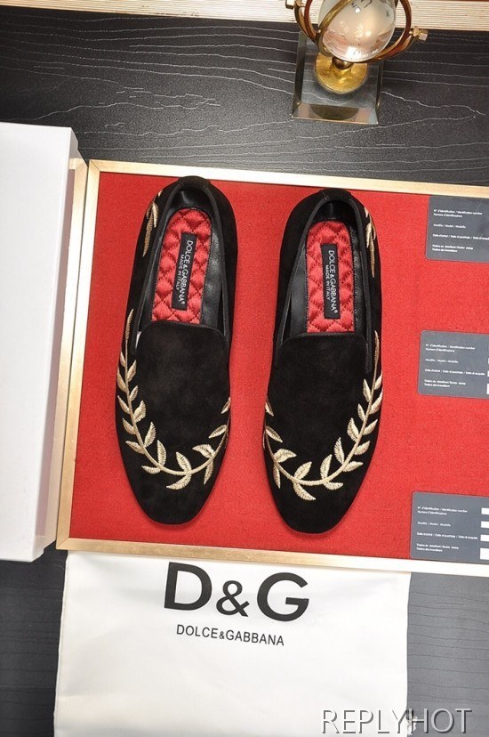 Dolce&Gabbana 2020 Mens Leather Loafer