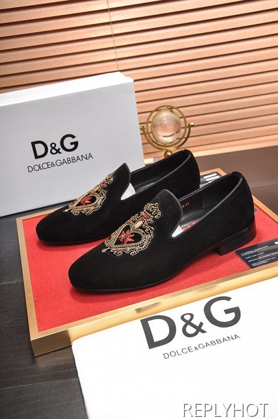 Dolce&Gabbana 2020 Mens Leather Loafer