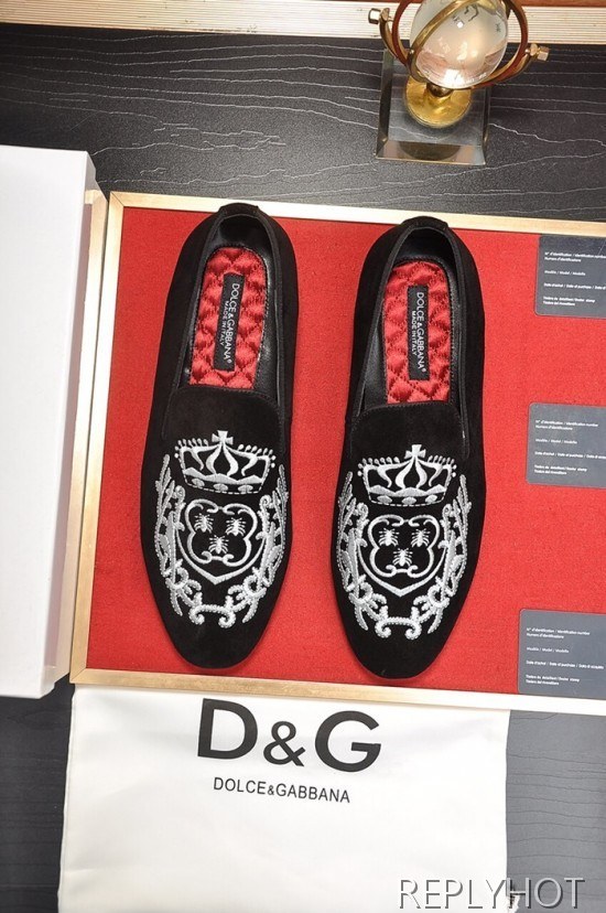 Dolce&Gabbana 2020 Mens Leather Loafer
