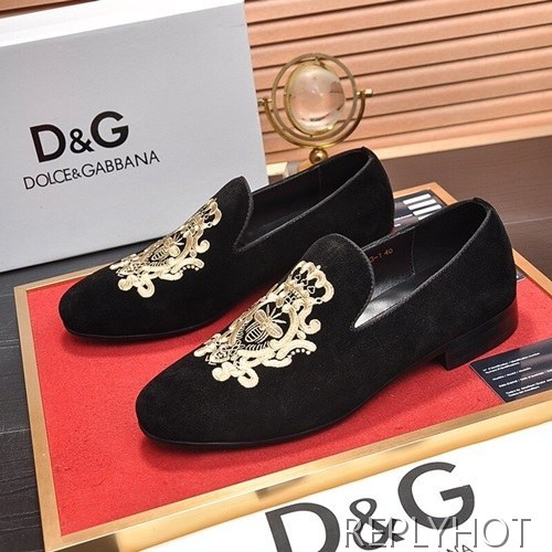 Dolce&Gabbana 2020 Mens Leather Loafer