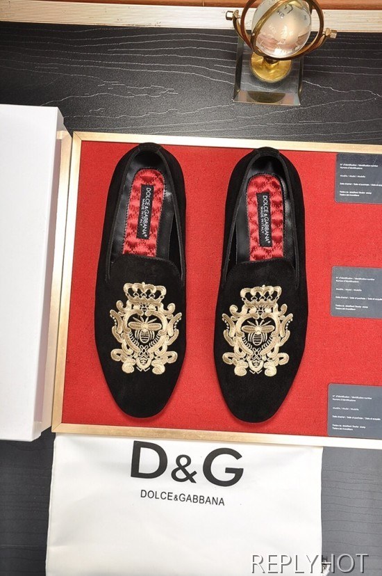 Dolce&Gabbana 2020 Mens Leather Loafer