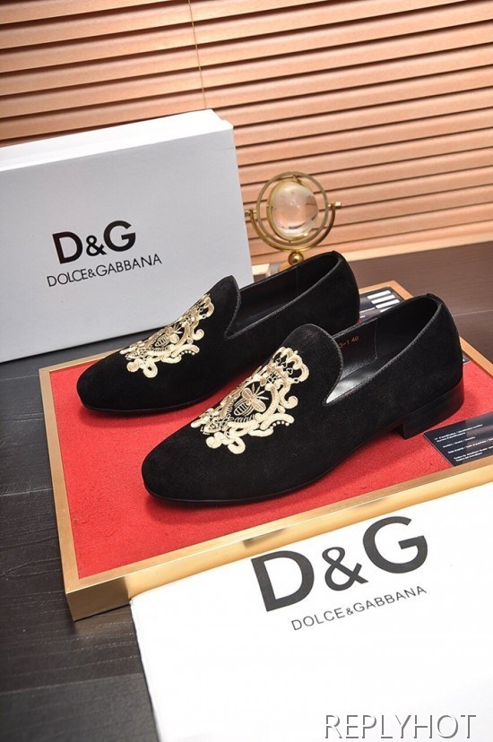 Dolce&Gabbana 2020 Mens Leather Loafer