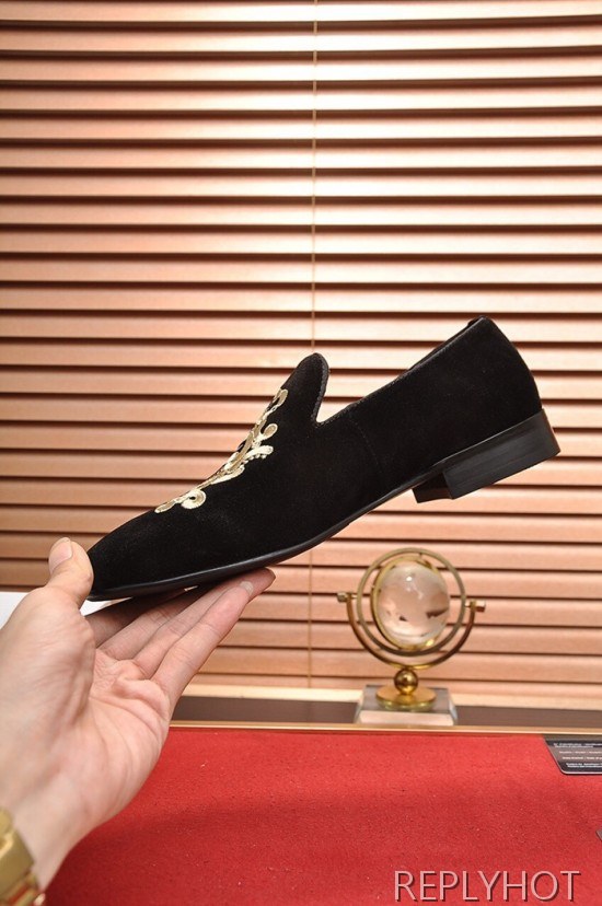 Dolce&Gabbana 2020 Mens Leather Loafer