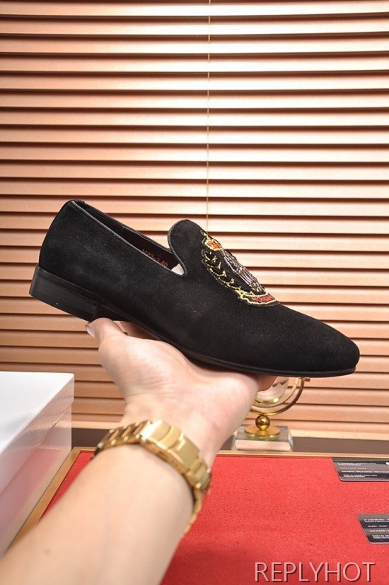 Dolce&Gabbana 2020 Mens Leather Loafer