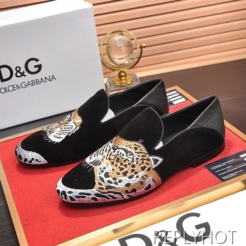 Dolce&Gabbana 2020 Mens Leather Loafer