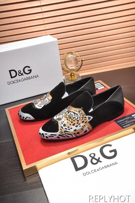 Dolce&Gabbana 2020 Mens Leather Loafer
