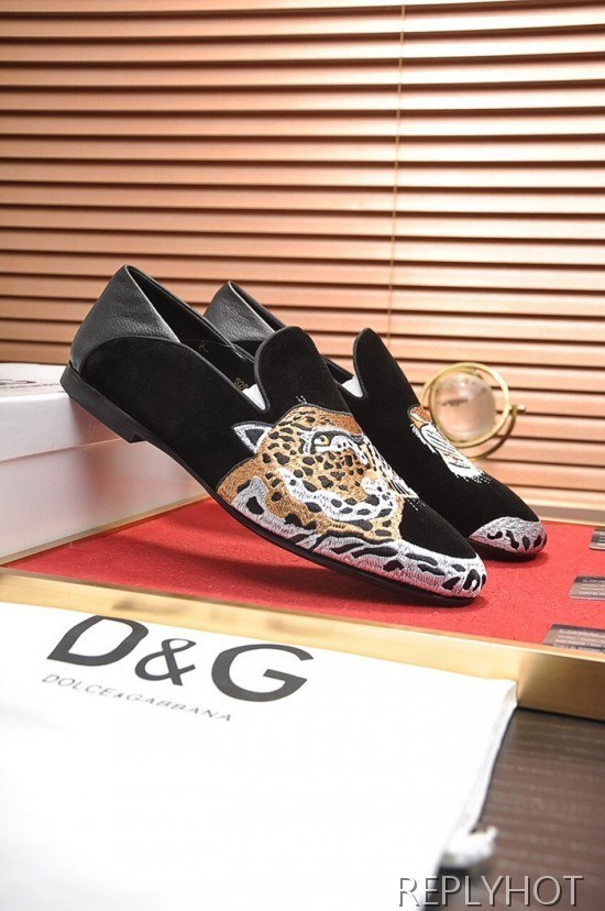 Dolce&Gabbana 2020 Mens Leather Loafer