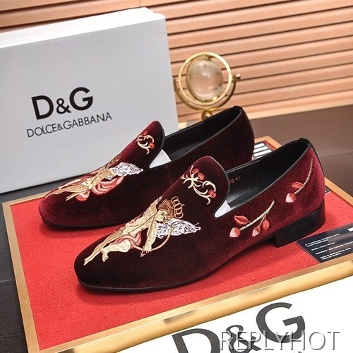 Dolce&Gabbana 2020 Mens Leather Loafer