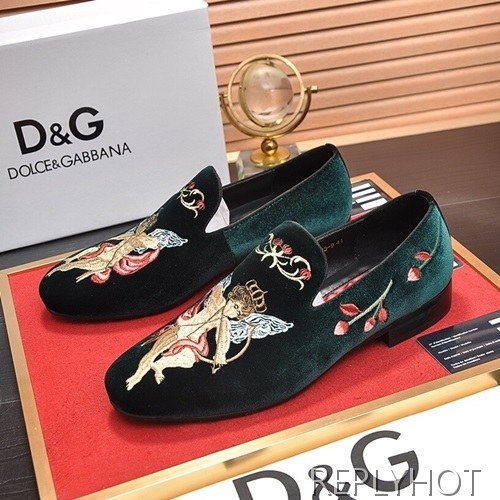 Dolce&Gabbana 2020 Mens Leather Loafer