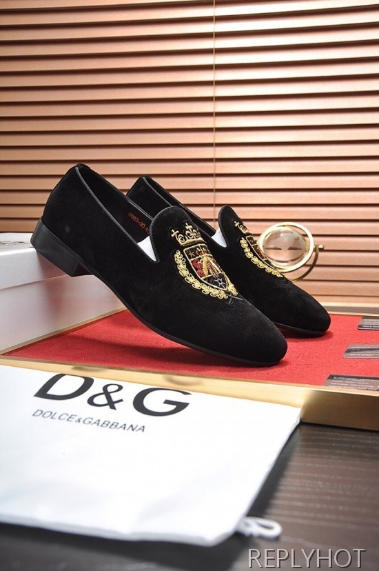 Dolce&Gabbana 2020 Mens Leather Loafer