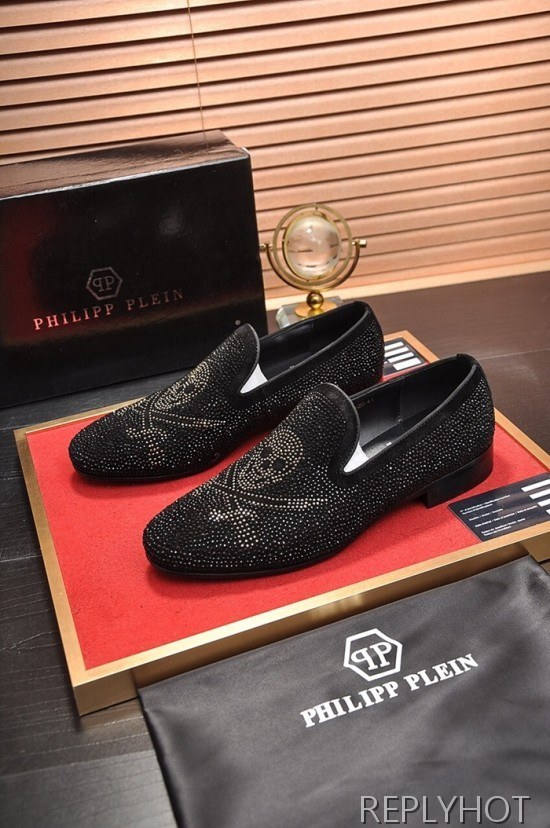 Philipp plein 2020 Mens Leather Loafer