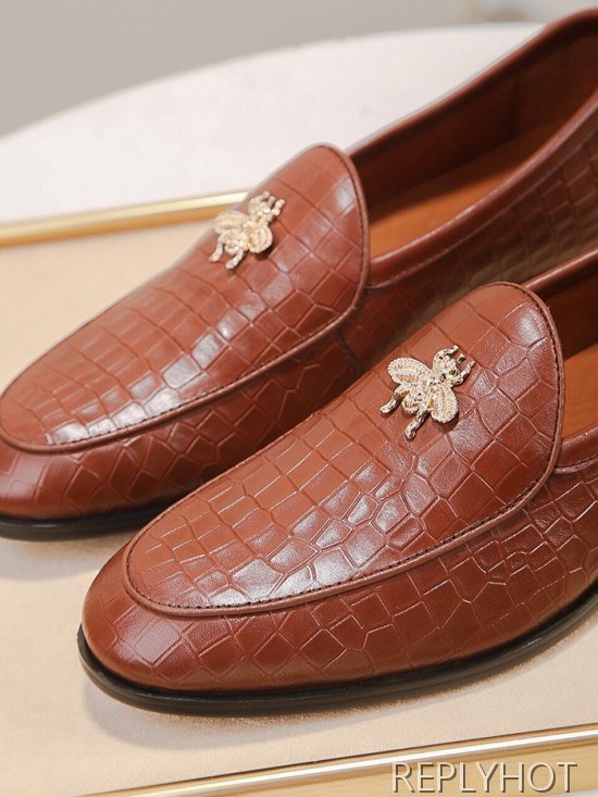 Gucci 2020 Mens Leather Loafer