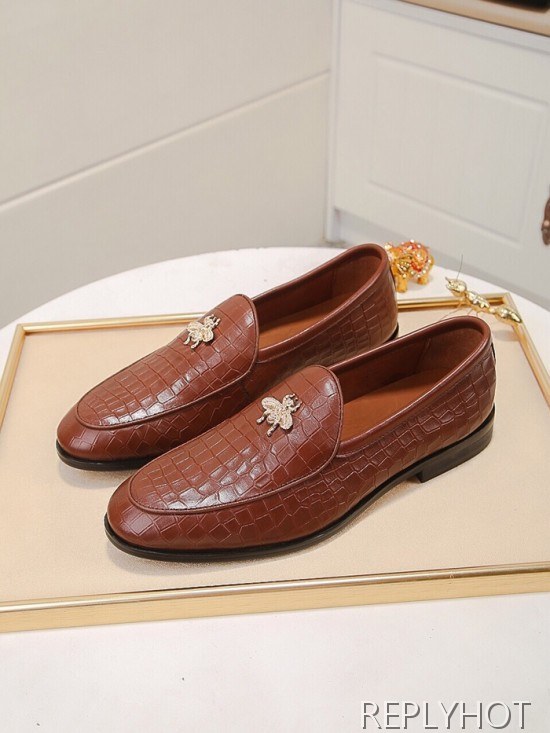 Gucci 2020 Mens Leather Loafer