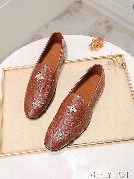 Gucci 2020 Mens Leather Loafer