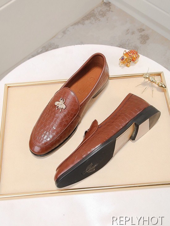 Gucci 2020 Mens Leather Loafer