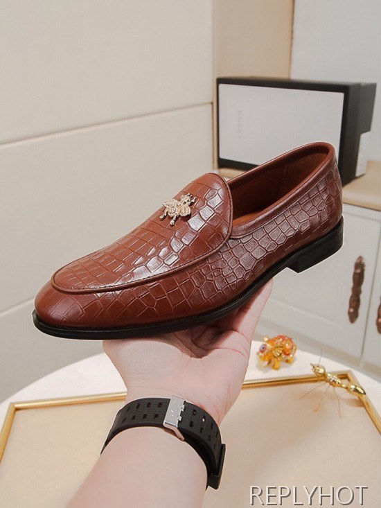 Gucci 2020 Mens Leather Loafer