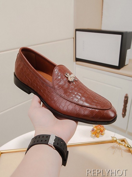 Gucci 2020 Mens Leather Loafer