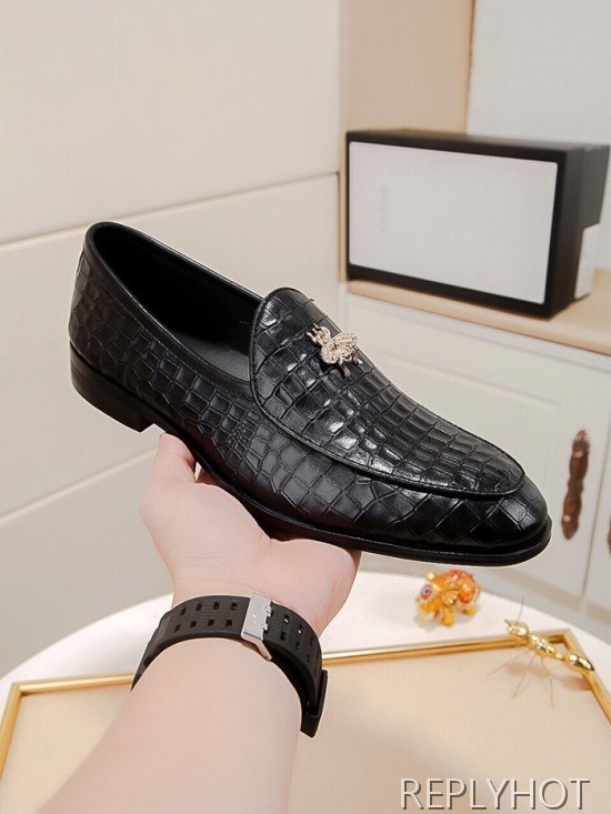 Gucci 2020 Mens Leather Loafer