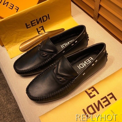 Fendi 2020 Mens Leather Loafer
